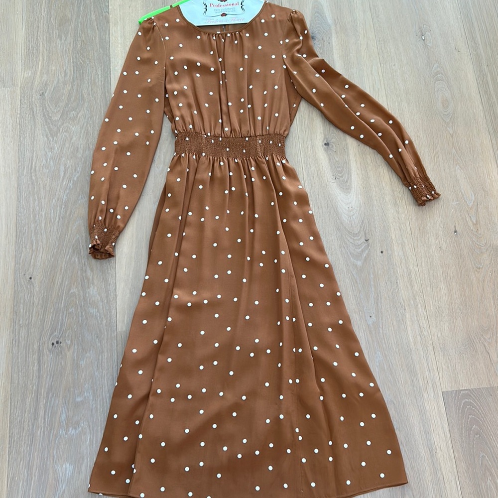 Sezane polka dot dress. French size 36. Worn once!